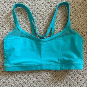 Lululemon Blue Sports Bra with Soft Stretch Fabric